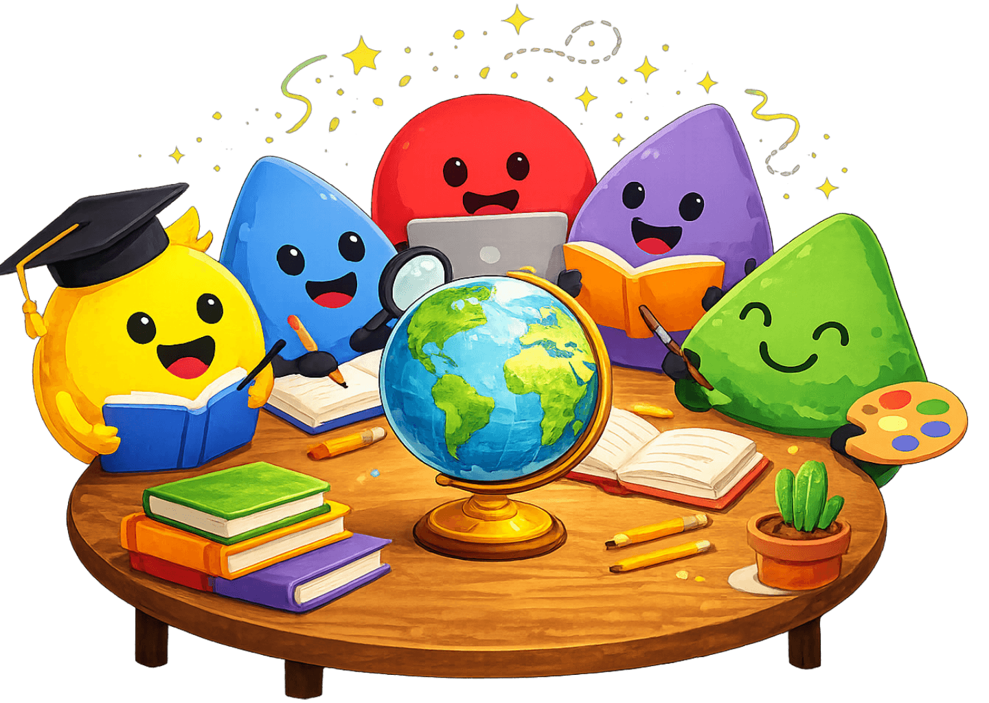 Students at Learning Table